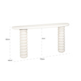 Wandtafel Bloomstone 170x80 (White)