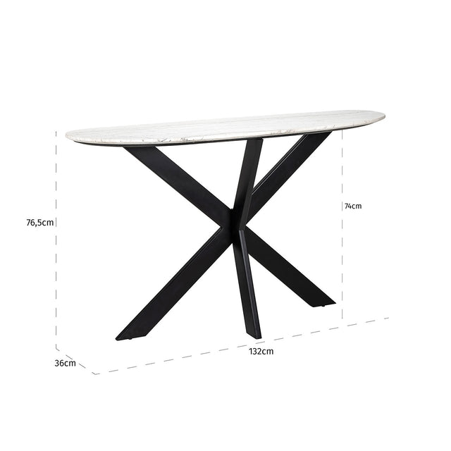 Wandtafel Trocadero wit van Richmond Interiors – Luxe comfort op maat van PureWonen. Vraag naar de beste prijs.