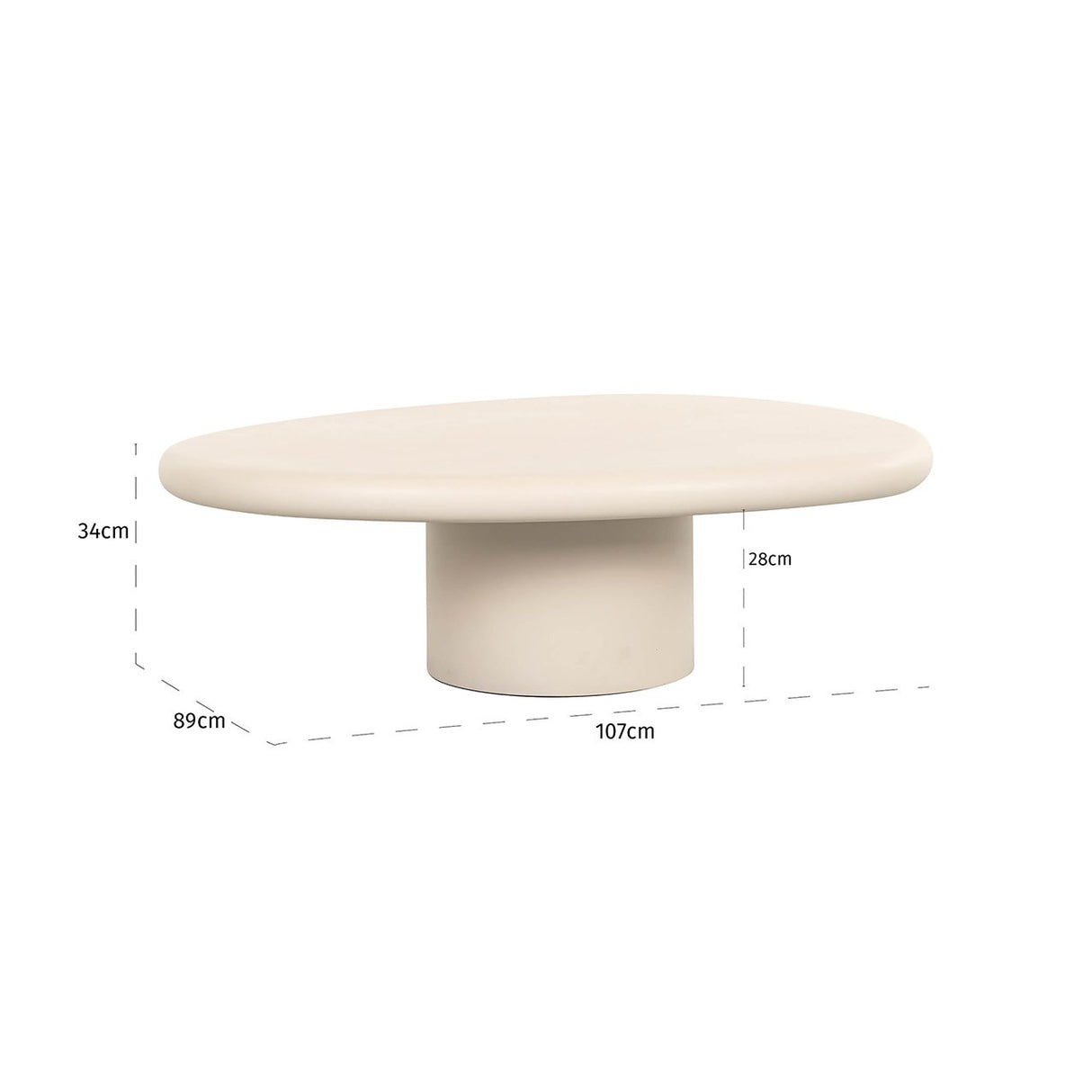 Salontafel Clayton (Beige)