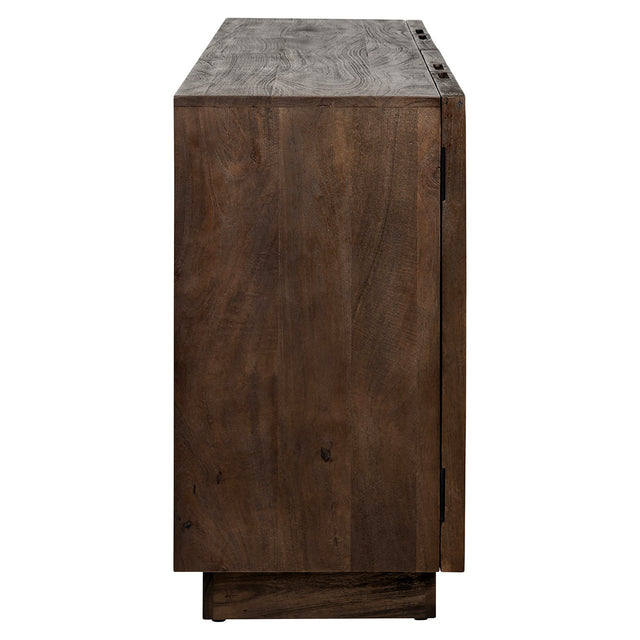 Dressoir Bryant 4-deuren (Brown) van Richmond Interiors – Luxe comfort op maat van PureWonen. Vraag naar de beste prijs.
