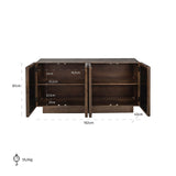 Dressoir Bryant 4-deuren (Brown)