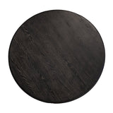 Eettafel Macaron 130Ø (Black rustic)