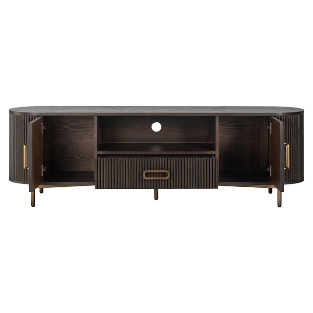 TV-dressoir Luxor 2-deuren 1-lade (Brown)