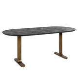 Eettafel Revelin 200 (Black/gold)