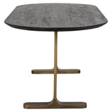 Eettafel Revelin 200 (Black/gold)