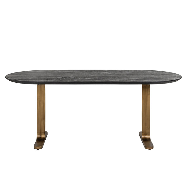 Eettafel Revelin 235 (Black/gold)