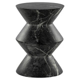 Bijzettafel Bosco faux zwart marmer (Black)