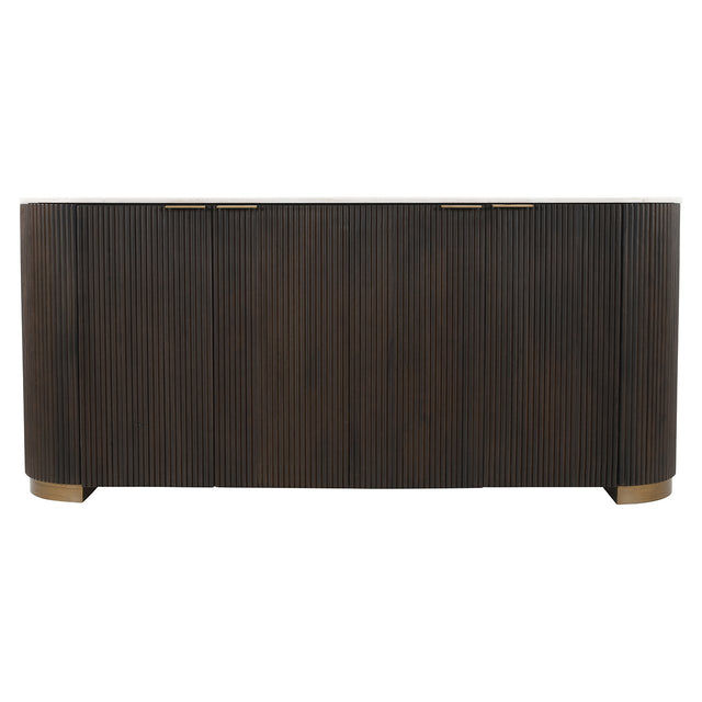 Dressoir Mayfield 4-deurs (Brown) van Richmond Interiors – Luxe comfort op maat van PureWonen. Vraag naar de beste prijs.