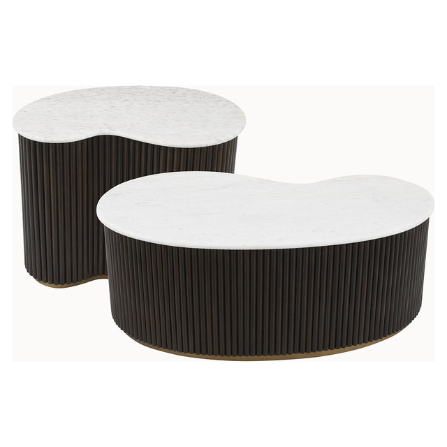 Salontafel Mayfield set van 2 (Brown) van Richmond Interiors – Luxe comfort op maat van PureWonen. Vraag naar de beste prijs.