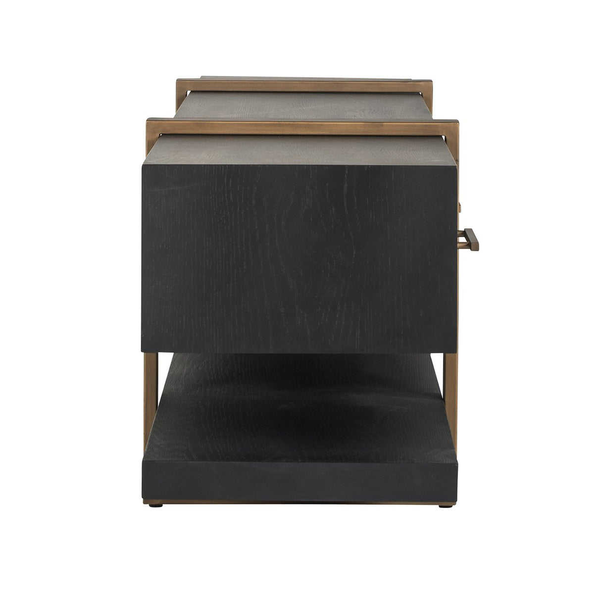 TV-dressoir Cambon 3-laden (Dark coffee)