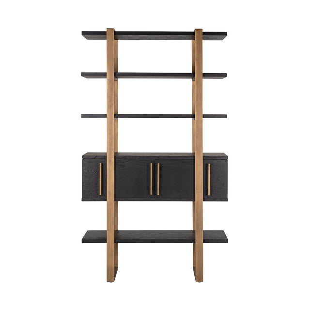 Wandkast Cambon 4-deuren 4-planken (Dark coffee) van Richmond Interiors – Luxe comfort op maat van PureWonen. Vraag naar de beste prijs.