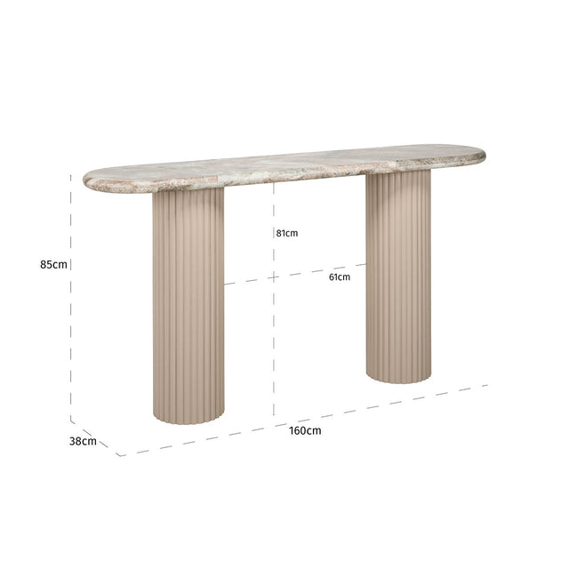 Wandtafel Coronel (Beige)