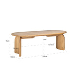 Eettafel Fairmont natural 235 (Natural)