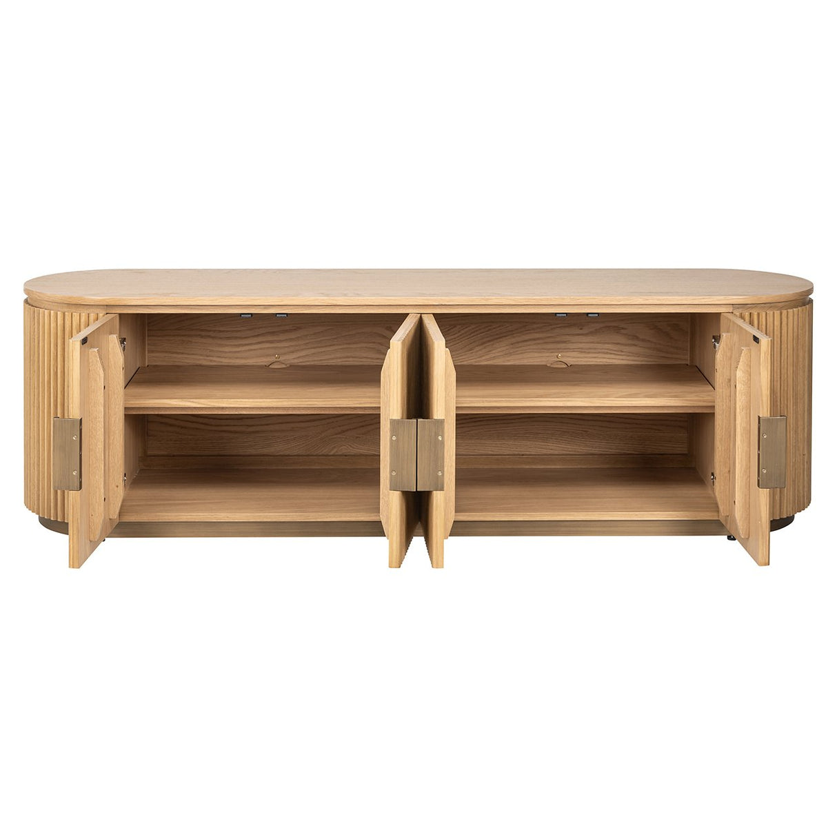 TV-meubel Belfort 4-deurs (Natural oak)