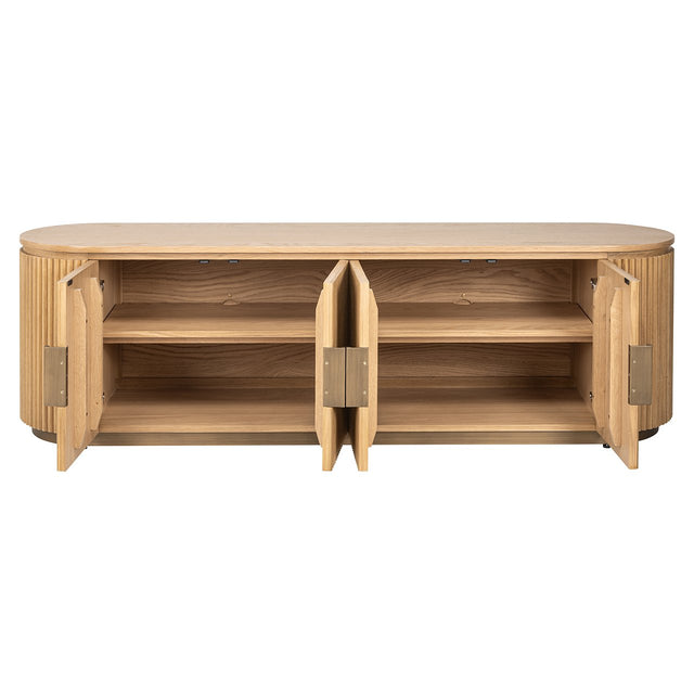 TV-meubel Belfort 4-deurs (Natural oak)