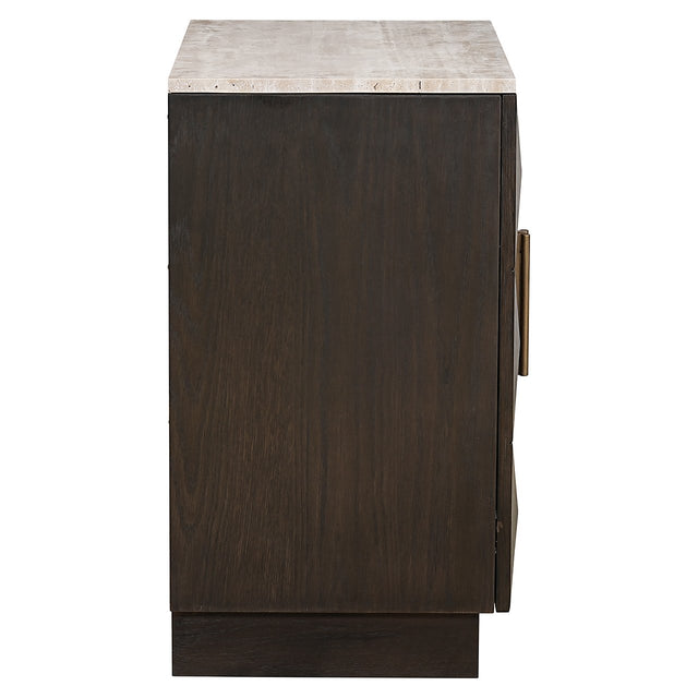 Dressoir Claremont 2-deurs (Brown) van Richmond Interiors – Luxe comfort op maat van PureWonen. Vraag naar de beste prijs.