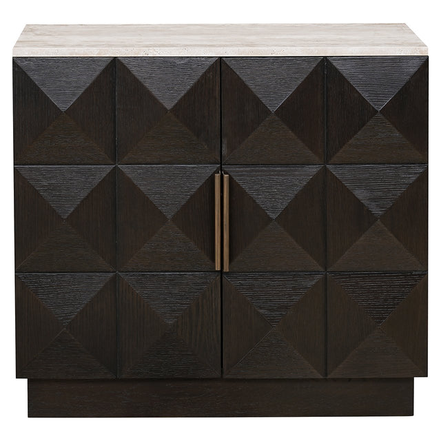 Dressoir Claremont 2-deurs (Brown) van Richmond Interiors – Luxe comfort op maat van PureWonen. Vraag naar de beste prijs.