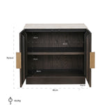 Dressoir Claremont 2-deurs (Brown)