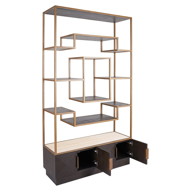 Wandkast Claremont (Brown) van Richmond Interiors – Luxe comfort op maat van PureWonen. Vraag naar de beste prijs.