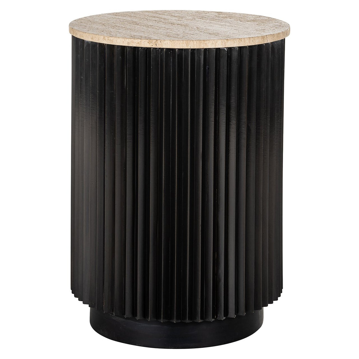 Bijzettafel Hampton 45Ø (Dark brown)