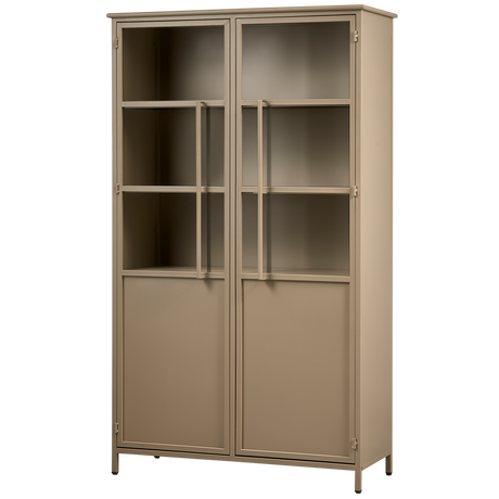 Exhibit Vitrinekast Metaal Khaki van BePureHome – Luxe comfort op maat van PureWonen. Vraag naar de beste prijs.