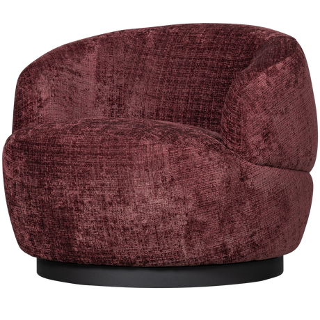Woolly Draaifauteuil Chenille Aubergine van BePureHome – Luxe comfort op maat van PureWonen. Vraag naar de beste prijs.