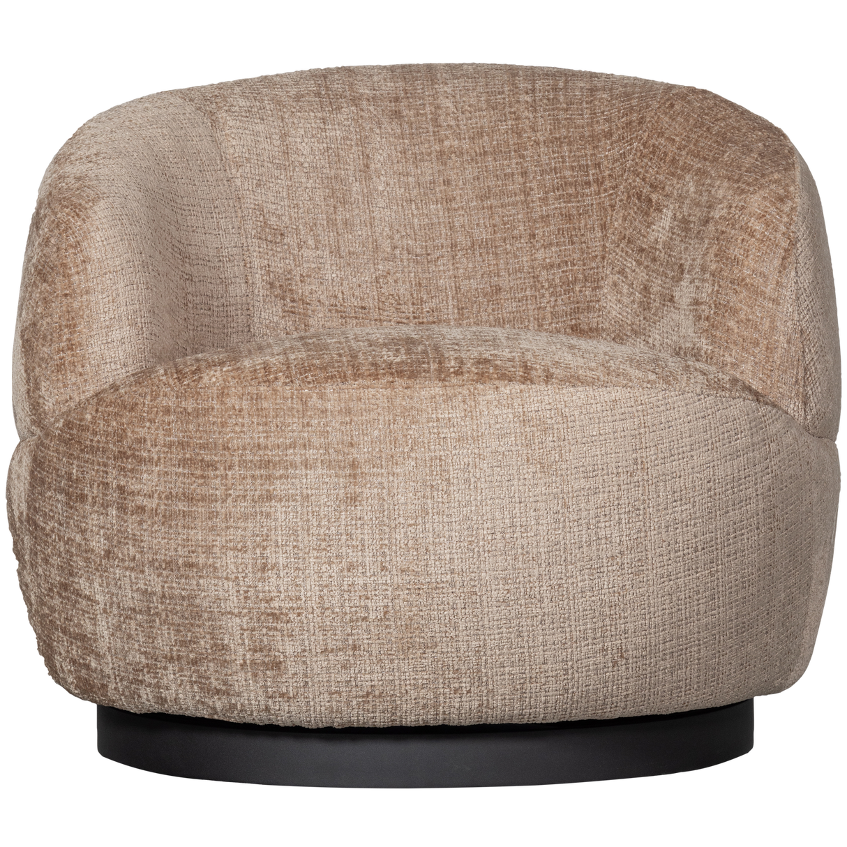 Woolly Draaifauteuil Chenille Zand