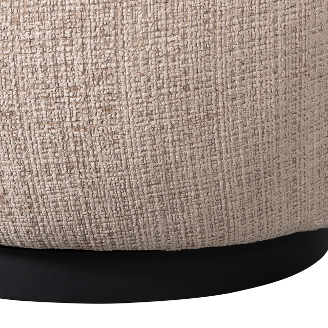 Woolly Draaifauteuil Chenille Zand van BePureHome - laagste prijs offerte van PureWonen