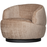 Woolly Draaifauteuil Chenille Zand van BePureHome - laagste prijs offerte van PureWonen