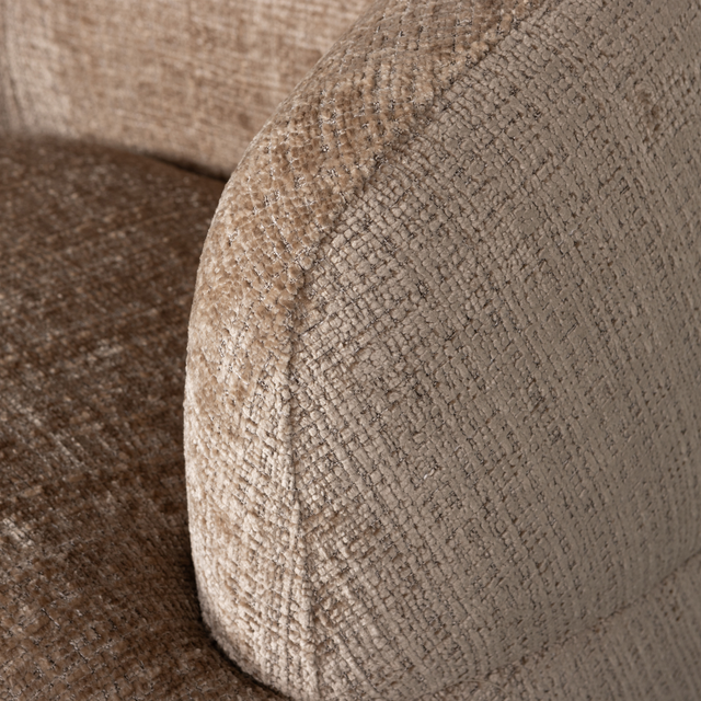 Woolly Draaifauteuil Chenille Zand van BePureHome - laagste prijs offerte van PureWonen