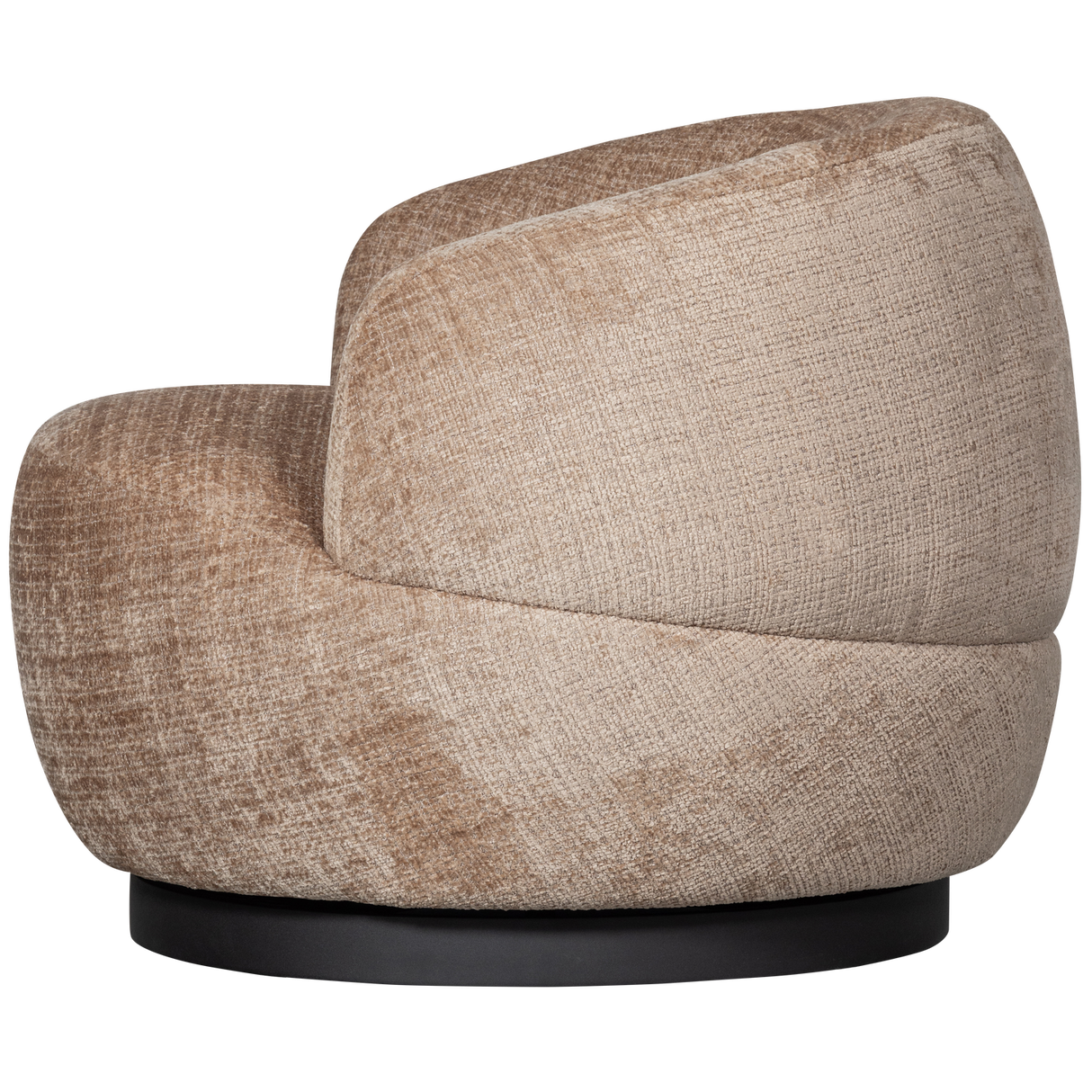 Woolly Draaifauteuil Chenille Zand