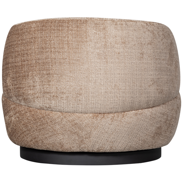 Woolly Draaifauteuil Chenille Zand van BePureHome - laagste prijs offerte van PureWonen