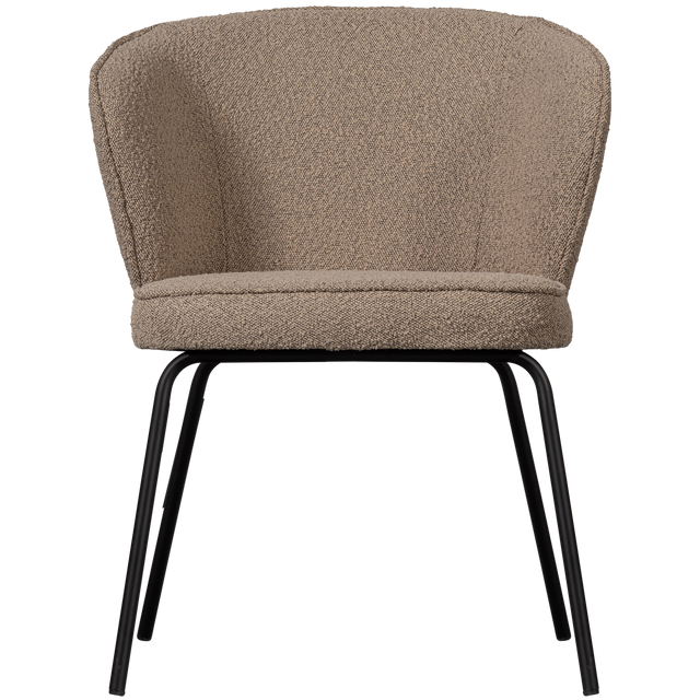 Admit Eetkamerstoel Boucle Beige van BePureHome – Luxe comfort op maat van PureWonen. Vraag naar de beste prijs.
