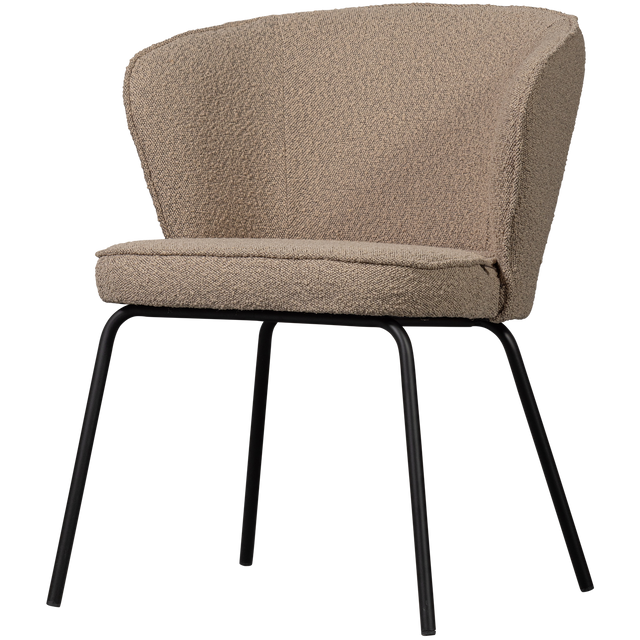 Admit Eetkamerstoel Boucle Beige van BePureHome – Luxe comfort op maat van PureWonen. Vraag naar de beste prijs.