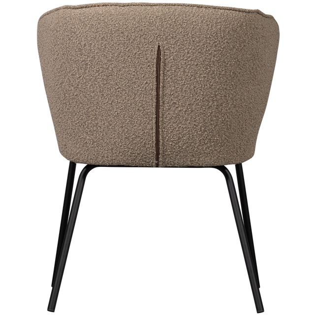Admit Eetkamerstoel Boucle Beige van BePureHome – Luxe comfort op maat van PureWonen. Vraag naar de beste prijs.