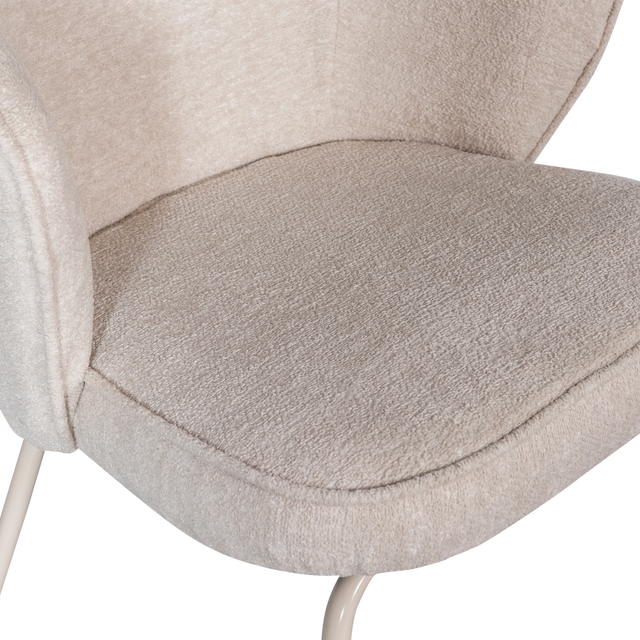 Admit Eetkamerstoel Wollig Geweven Pebble van BePureHome - laagste prijs offerte van PureWonen