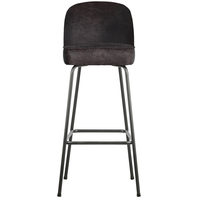 Vogue Barstoel 80 Cm Leer Zwart van BePureHome – Luxe comfort op maat van PureWonen. Vraag naar de beste prijs.