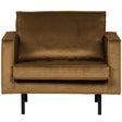 Rodeo Fauteuil Velvet Honinggeel van BePureHome – Luxe comfort op maat van PureWonen. Vraag naar de beste prijs.