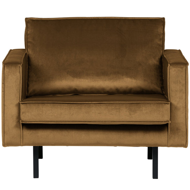 Rodeo Fauteuil Velvet Honinggeel van BePureHome – Luxe comfort op maat van PureWonen. Vraag naar de beste prijs.