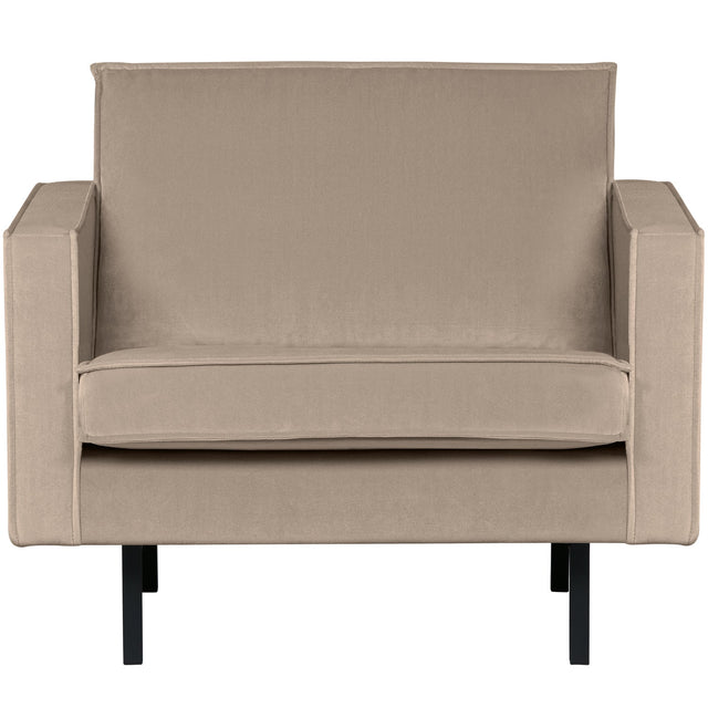 Rodeo Fauteuil Velvet Khaki van BePureHome - laagste prijs offerte van PureWonen
