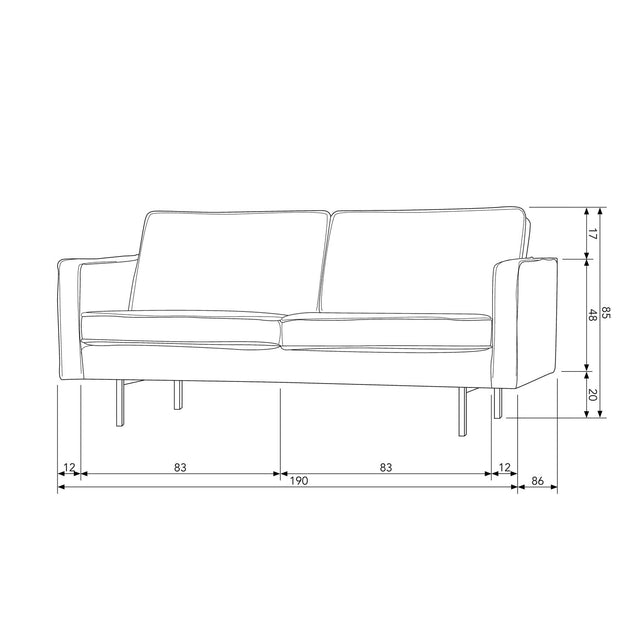 Rodeo 2,5 Zits Bank Velvet Pistache