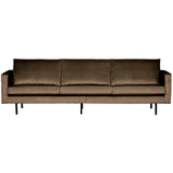 Rodeo Bank 3 Zits Velvet Taupe van BePureHome – Luxe comfort op maat van PureWonen. Vraag naar de beste prijs.