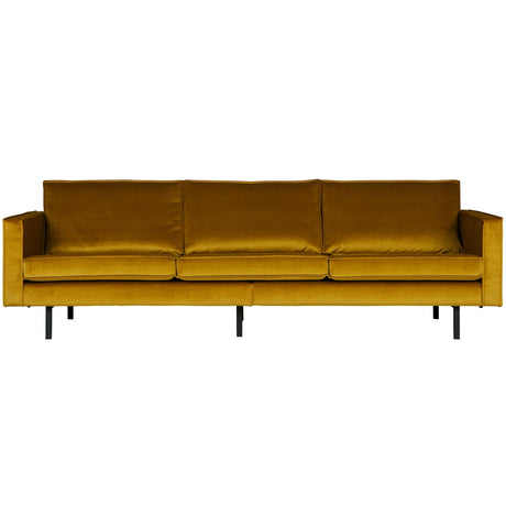 Rodeo Bank 3 Zits Velvet Oker van BePureHome – Luxe comfort op maat van PureWonen. Vraag naar de beste prijs.