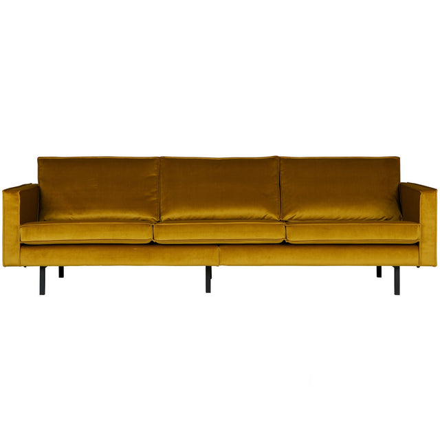 Rodeo Bank 3 Zits Velvet Oker van BePureHome – Luxe comfort op maat van PureWonen. Vraag naar de beste prijs.