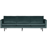 Rodeo Bank 3 Zits Velvet Teal van BePureHome – Luxe comfort op maat van PureWonen. Vraag naar de beste prijs.