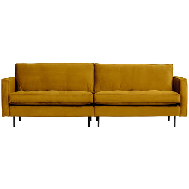 Rodeo Classic Bank 3 Zits Velvet Oker van BePureHome – Luxe comfort op maat van PureWonen. Vraag naar de beste prijs.