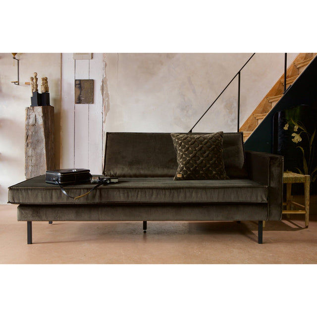 Rodeo Daybed Left Velvet Dark Green Hunter van BePureHome – Luxe comfort op maat van PureWonen. Vraag naar de beste prijs.