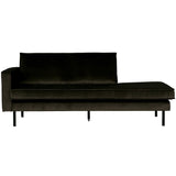 Rodeo Daybed Left Velvet Dark Green Hunter van BePureHome – Luxe comfort op maat van PureWonen. Vraag naar de beste prijs.