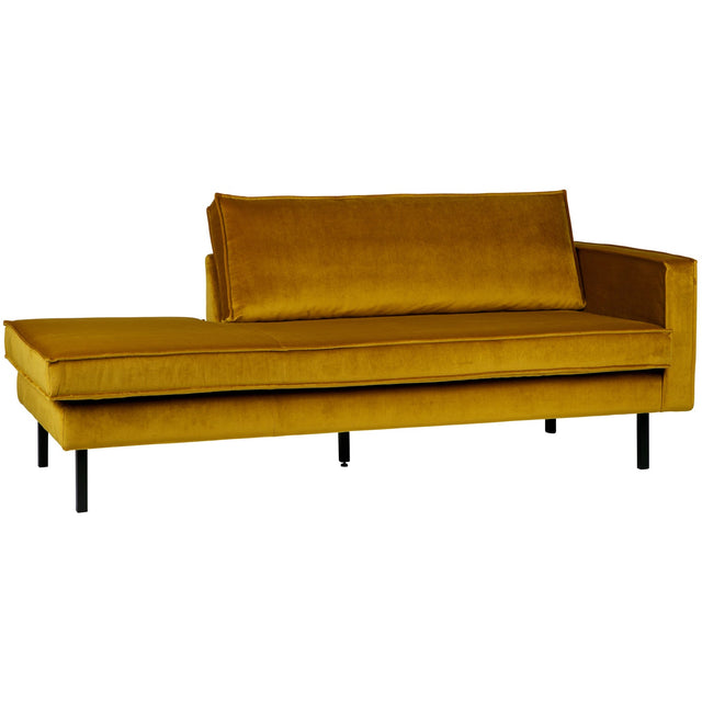 Rodeo Daybed Rechts Velvet Oker