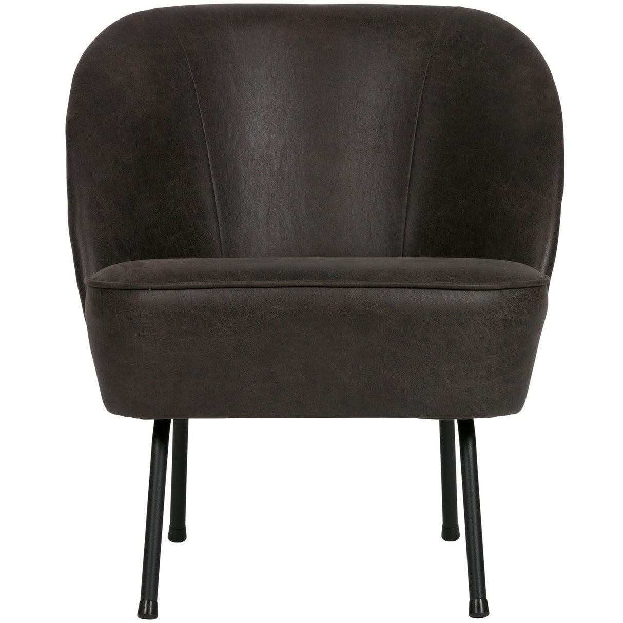 Vogue Fauteuil Leer Zwart